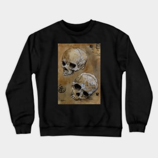 Twin skull study Crewneck Sweatshirt